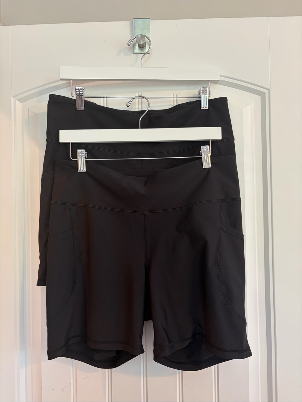 OLD NAVY I Set of 2️⃣ High-Rise Bike Shorts with Pockets, Black